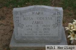 Rosa Odessa George Zabel