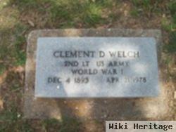 Clement D Welch