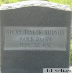 Sarah Rebecca Taylor Hudson