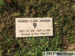 Marguerite Elizabeth "margie" Clark Johnson