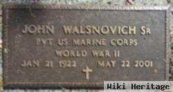 John Walsnovich, Sr