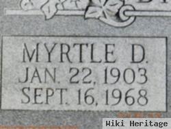 Myrtle D Brower