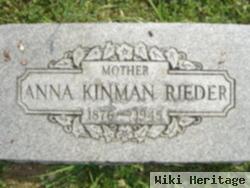 Anna Kinman Rieder