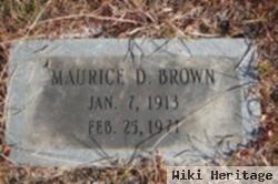 Maurice D Brown