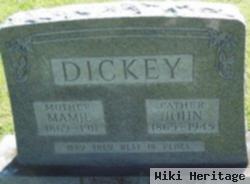 Mary "mamie" Powley Dickey