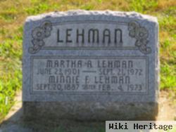 Martha A Lehman