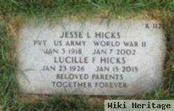 Lucille F Harrod Hicks