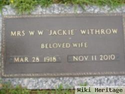 Beatrice Von Brickner "jackie" Neubert Withrow