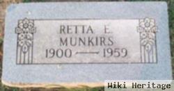 Retta E Smith Munkirs