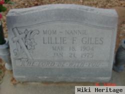 Lillie F Giles