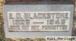 Elmer D. Blackstone