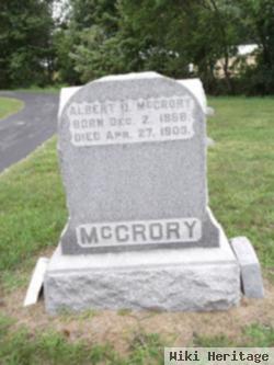 Albert D Mccrory