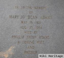 Mary Jo Dean Adams