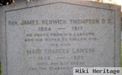 Rev James Renwick Thompson