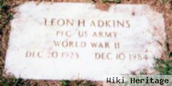 Pfc Leon H Adkins