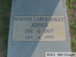 Martha Larue Bailey Joiner