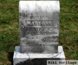 Mary Ann Hollinger Deatrick