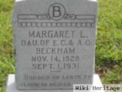 Margaret L Beckham