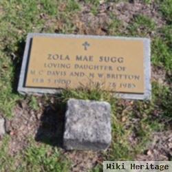 Zola Mae Britton Sugg