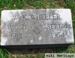 W K Wheeler