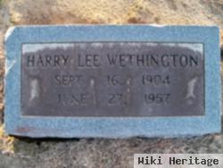 Harry Lee Wethington