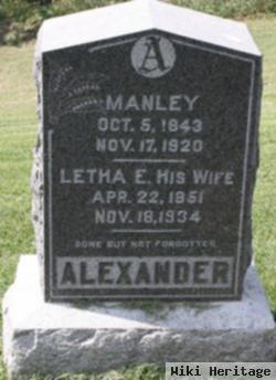 Manley Alexander