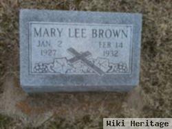 Mary Lee Brown