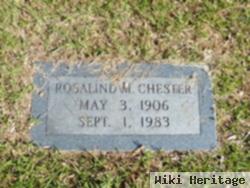 Rosalind M. Chester