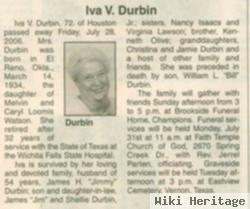 Iva Valdene Watson Durbin