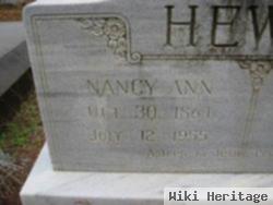 Nancy Ann Hewitt