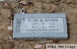 Elsie A Brown