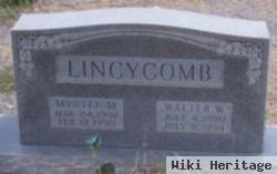 Walter Welcome Lincycomb