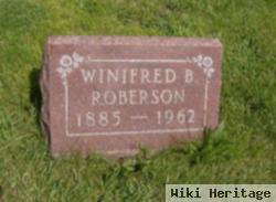 Winifred B Roberson