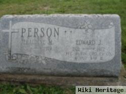 Edward J Person