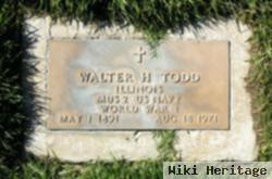 Walter H Todd