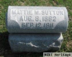 Mattie M Sutton