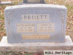 Mittie Cora Watson Pruett