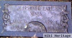 Marshall Earl Sines