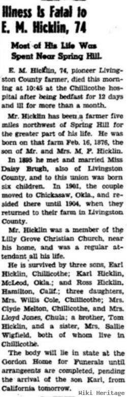 Edmund Marion Hicklin