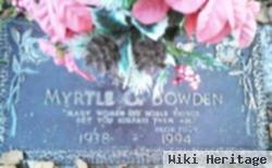 Myrtle Gaynell Carter Bowden