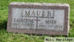 Catrina "catherine" Schneider Mauer