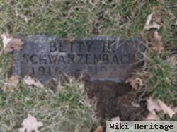 Betty B. Schwarzenbach