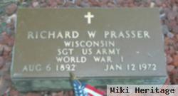 Sgt Richard W Prasser