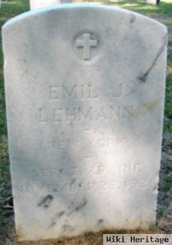 Sgt Emil J Lehmann