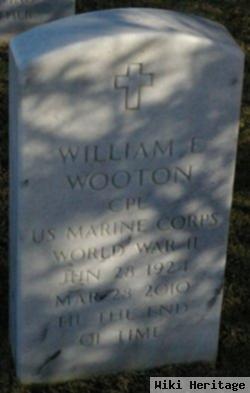 William E Wooton
