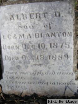 Albert D Blanton