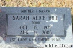 Sarah Alice "dood" Hill