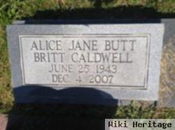 Alice Butt Britt Caldwell