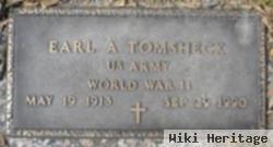 Earl A Tomsheck