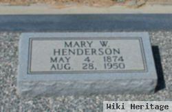 Mary W. Henderson